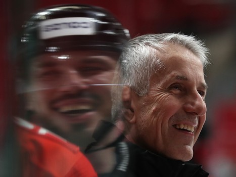 Раскатка «Авангарда» перед вторым матчем серии с «Автомобилистом»