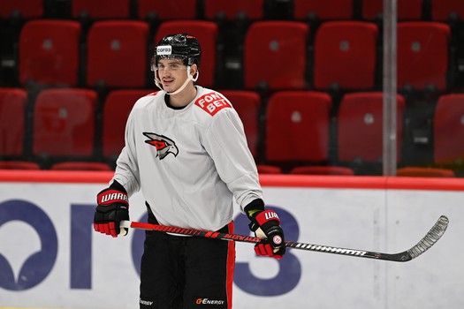 Раскатка «Авангарда» перед матчем с «Торпедо»