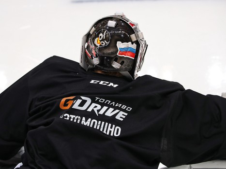 Раскатка «Авангарда» перед матчем с московским «Динамо»