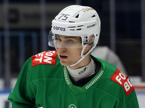 Тренировка «Авангарда» перед матчем в Новосибирске