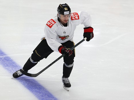 Раскатка «Авангарда» перед матчем со «Спартаком»