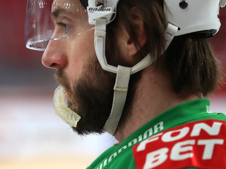 Тренировка «Авангарда» перед матчем в Екатеринбурге