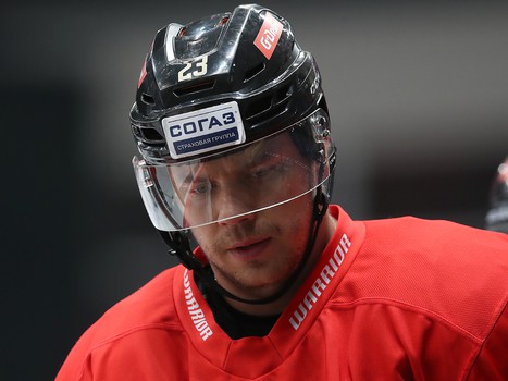 Раскатка «Авангарда» перед матчем с рижским «Динамо»