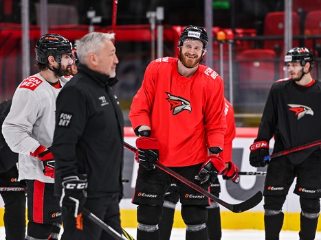 Открытая тренировка «Авангарда» перед вторым раундом плей-офф