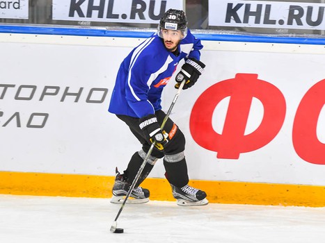 Раскатка "Авангарда" перед матчем с "Витязем"