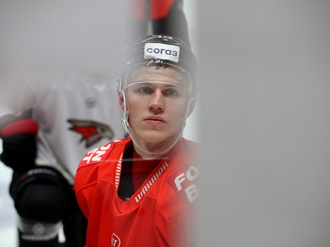 Раскатка «Авангарда» перед матчем с «Автомобилистом»