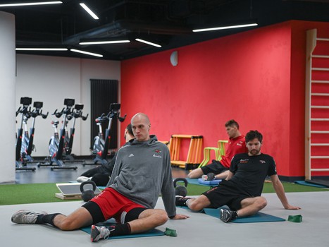 Тренировка «Авангарда» на G-Drive Арене