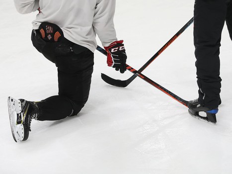 Раскатка «Авангарда» перед матчем с «Трактором»