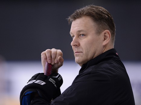 Раскатка "Авангарда" в Санкт-Петербурге перед матчем против СКА