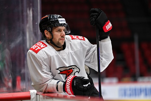 Тренировка «Авангарда» перед матчем с «Автомобилистом»