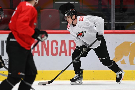 Тренировка «Авангарда» перед матчем с «Амуром»