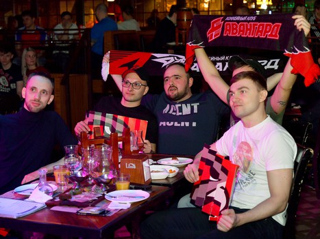 31.03.2019. Фан-зоны "Авангарда" в Омске 