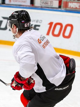 Раскатка «Авангарда» перед матчем с «Салаватом Юлаевым»