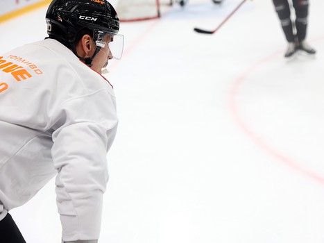 Тренировка «Авангарда» во время паузы в чемпионате