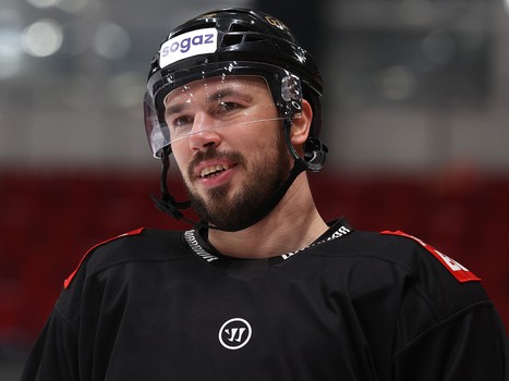 Раскатка «Авангарда» перед матчем с рижским «Динамо»