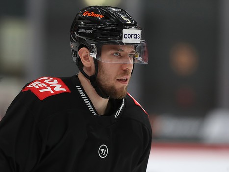 Раскатка «Авангарда» перед матчем с «Йокеритом»