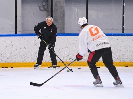 Тренировка «Авангарда» в Омске