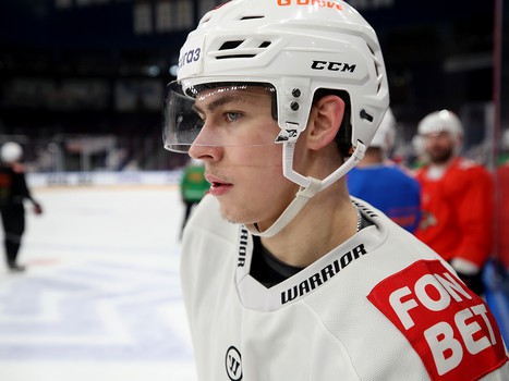 Тренировка «Авангарда» перед четвёртым матчем серии с «Металлургом»