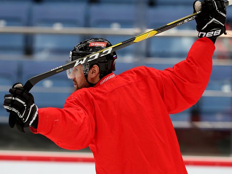 Раскатка «Авангарда» перед матчем с «Амуром»