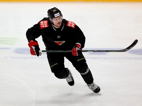 Раскатка «Авангарда» перед матчем с «Металлургом»