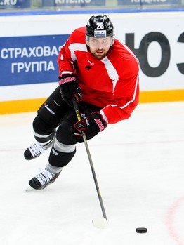 Раскатка "Авангарда" перед домашним матчем со "Спартаком"