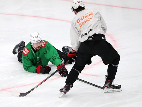 Раскатка «Авангарда» перед вторым матчем финальной серии с ЦСКА