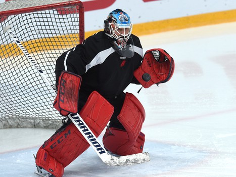 Раскатка "Авангарда" перед матчем с "Амуром"