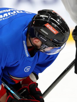 Раскатка «Авангарда» перед матчем с минским «Динамо»