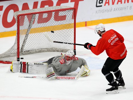 Открытая тренировка «Авангарда» перед стартом финала Востока