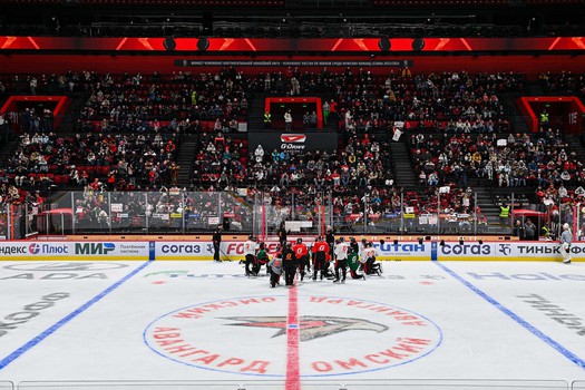 Открытая тренировка «Авангарда» перед вторым раундом плей-офф