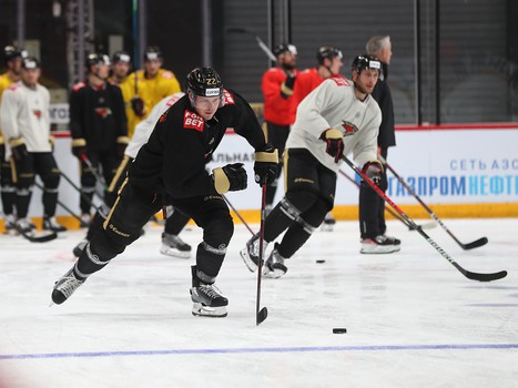 Раскатка «Авангарда» перед матчем с ЦСКА