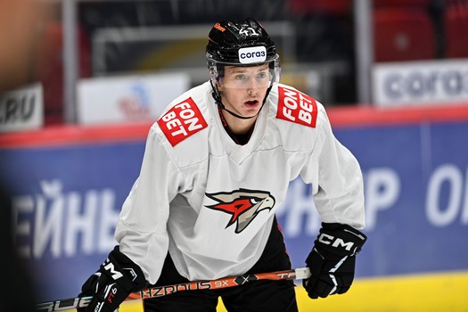 Первая ледовая тренировка «Авангарда»