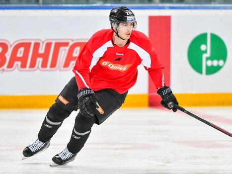 Раскатка "Авангарда" перед матчем с "Сибирью"