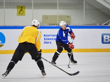 Раскатка "Авангарда" в Астане перед игрой с "Барысом"
