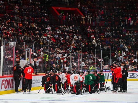 Открытая тренировка «Авангарда» перед вторым раундом плей-офф