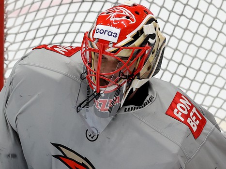 Раскатка «Авангарда» перед матчем в Хабаровске