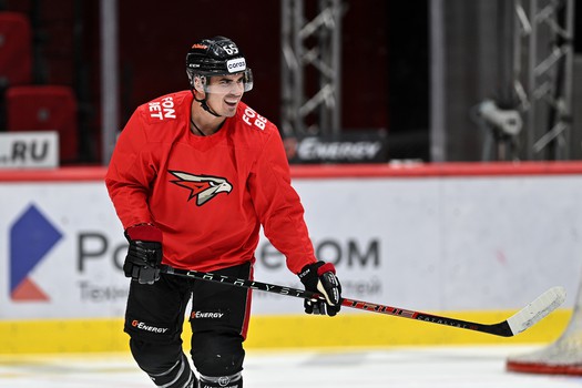 Раскатка «Авангарда» перед матчем с «Локомотивом»