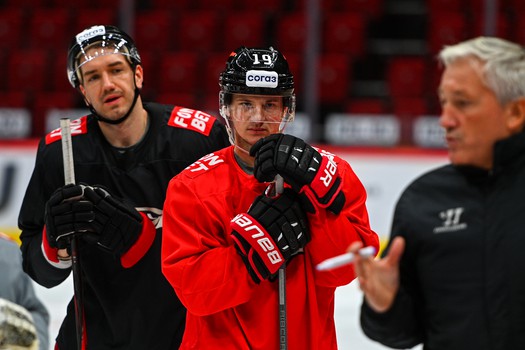 Раскатка «Авангарда» перед матчем с «Амуром»