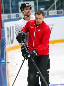 Открытая тренировка «Авангарда» для СМИ