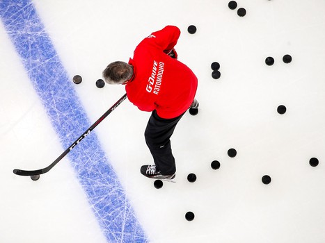 Раскатка «Авангарда» перед третьим матчем финальной серии с ЦСКА