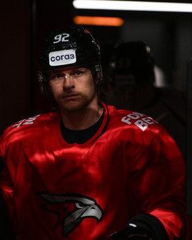 Тренировка «Авангарда» перед матчем с московским «Динамо»