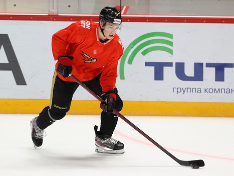 Тренировка «Авангарда» перед матчем с «Салаватом Юлаевым»