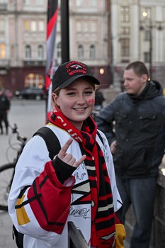 Фан-зона «Авангарда» в Городском саду