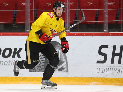 Раскатка «Авангарда» перед матчем с «Витязем»