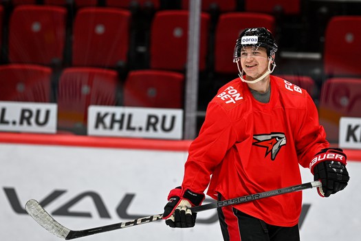 Раскатка «Авангарда» перед матчем с «Ак Барсом»