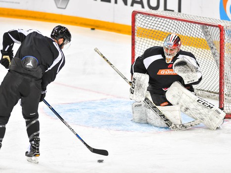 Раскатка "Авангарда" перед матчем с ЦСКА