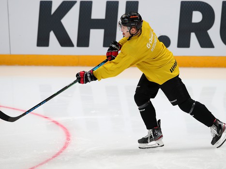 Раскатка «Авангарда» перед матчем с «Сибирью»