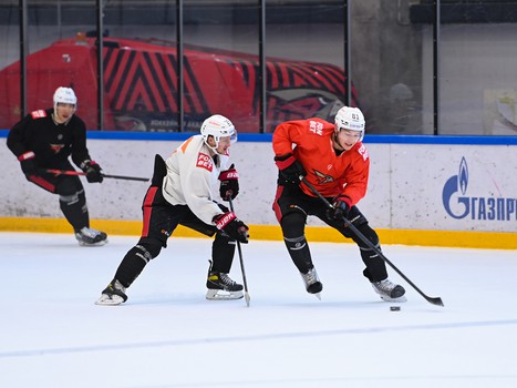 Тренировка «Авангарда» в Омске