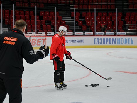 Тренировка «Авангарда» на G-Drive Арене