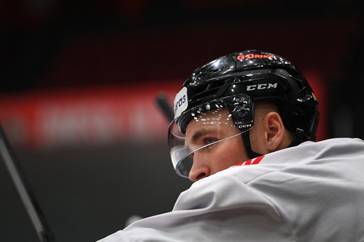 Тренировка «Авангарда» перед матчем с «Амуром»